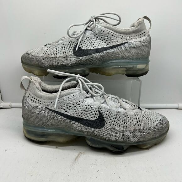Nike Air Shoes Mens 10 VaporMax 2022 Flyknit Gray DV1678 Sneakers